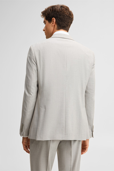 Mène à la page produit « Veste modulable en laine mélangée, beige »