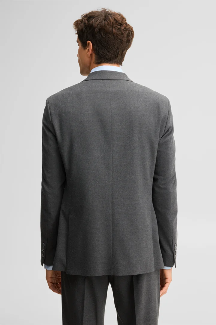 Leads to product detail page "Modular suit jacket in a wool blend, anthracite"