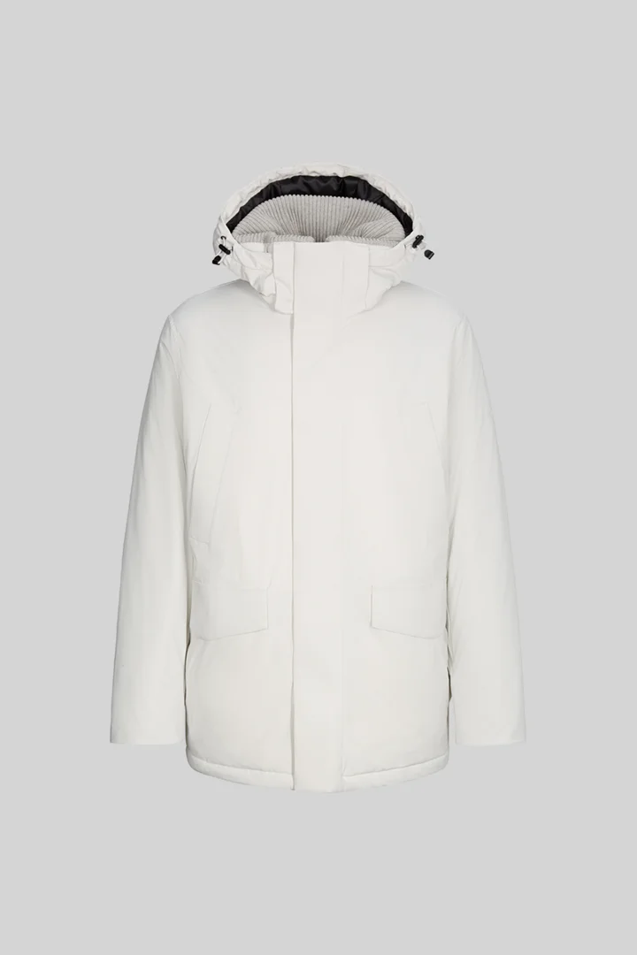 Strellson präsentiert das Produkt Stepp-Parka mit Kapuze, offwhite aus der Kategorie Jacken als Freisteller