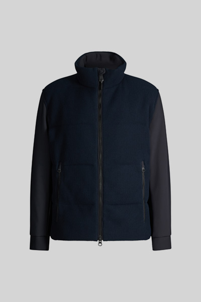Flex Knit Jacket in Dark Blue
