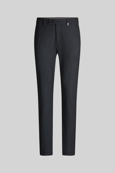 Führt zu Produktdetailseite „Chino aus Viskosemix, navy"