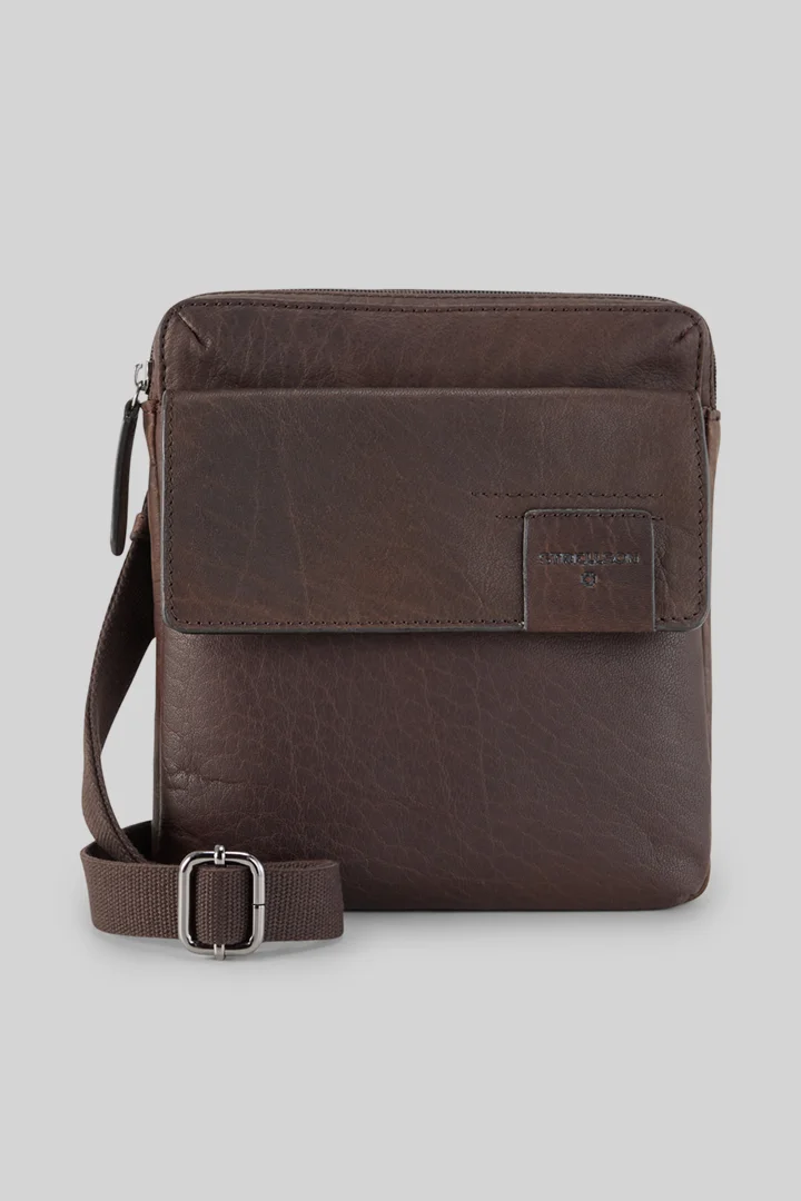 Führt zu Produktdetailseite „Schultertasche Hyde Park Marcus, dunkelbraun"