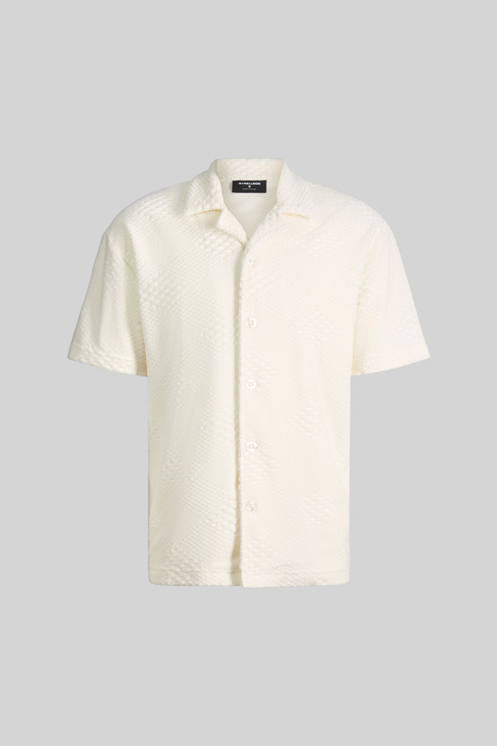 Führt zu Produktdetailseite „Kurzarm-Hemd Joseph, offwhite"