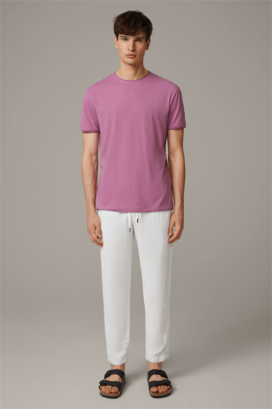 Baumwoll-T-Shirt Tyler, violett