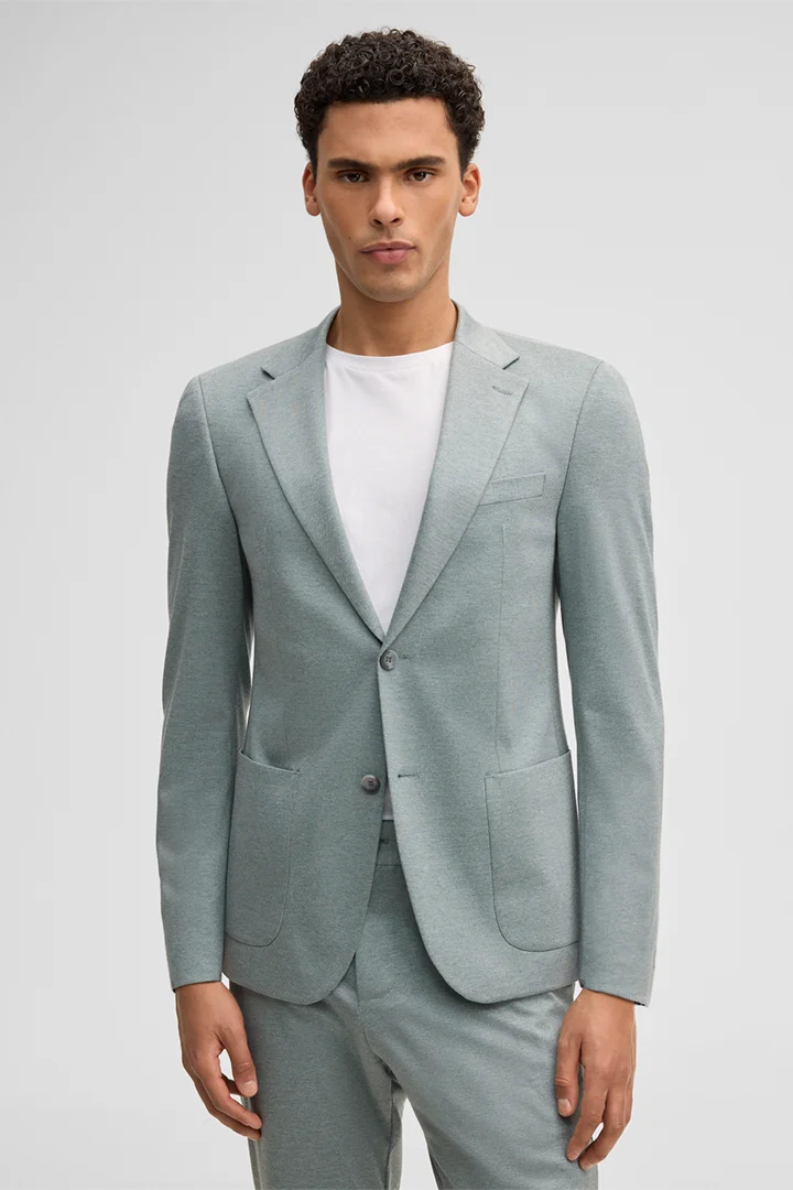 Leidt naar de productdetailpagina „Modulaire jas Arndt, groen gemêleerd"