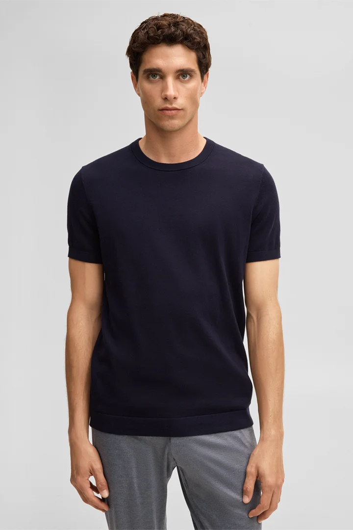 Strellson presents the product Robas knitted jumper, navy from the category Shirts