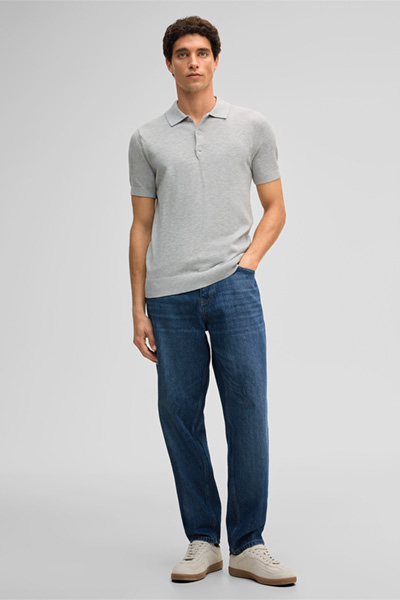 Jeans Tan, denim blue