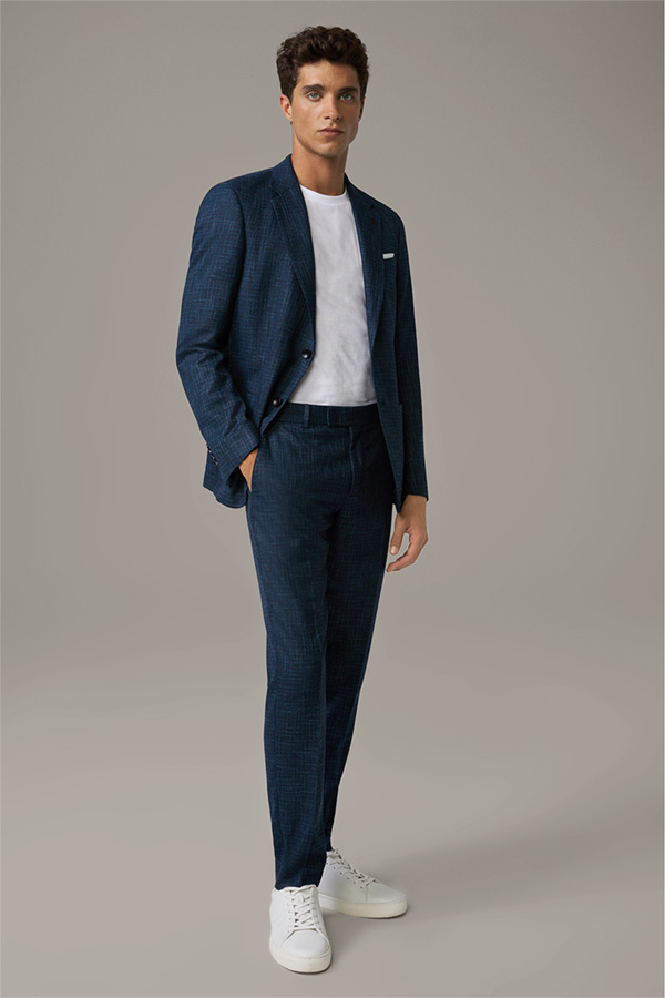 Arndt-Melwin Modular Suit in Navy Marl