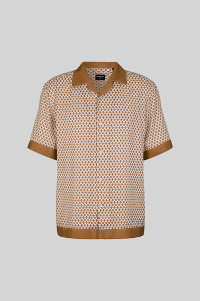 Cao Polo Shirt in a Beige Pattern