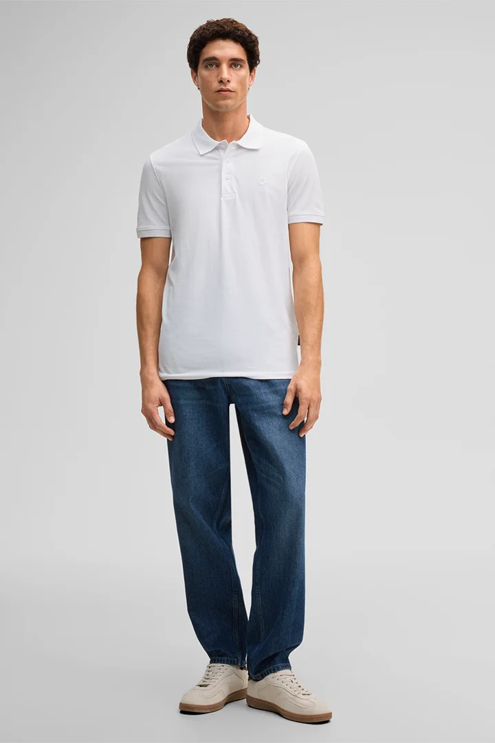 Führt zu Produktdetailseite „Poloshirt Pino, weiß"