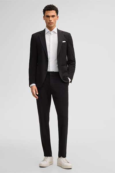 Baukasten Anzughose Tius, schwarz