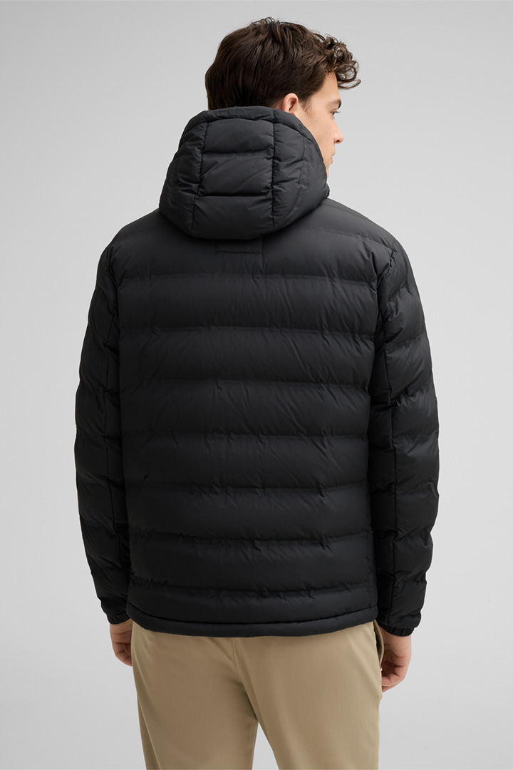 Modica Fused Quilted Jacket in Black