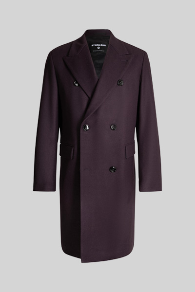 Park Lane Coat in Dark Purple
