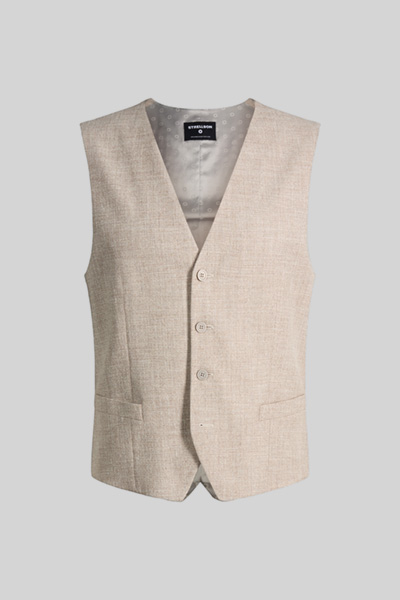 Gilet Gyl, beige chiné