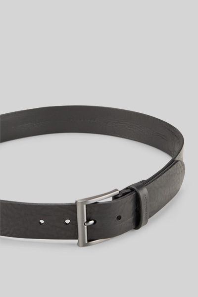 Ledergürtel, schwarz