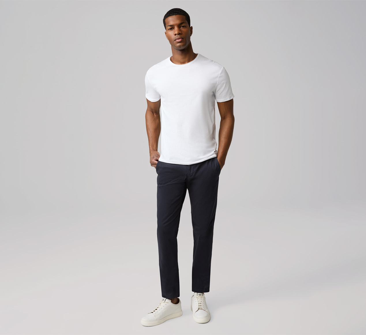 Strellson präsentiert das Produkt Flex Cross Chino Code, dunkelblau aus der Kategorie Hosen