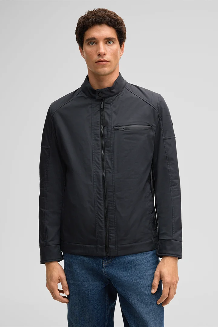 Leads to product detail page "Rockston jacket, navy"
