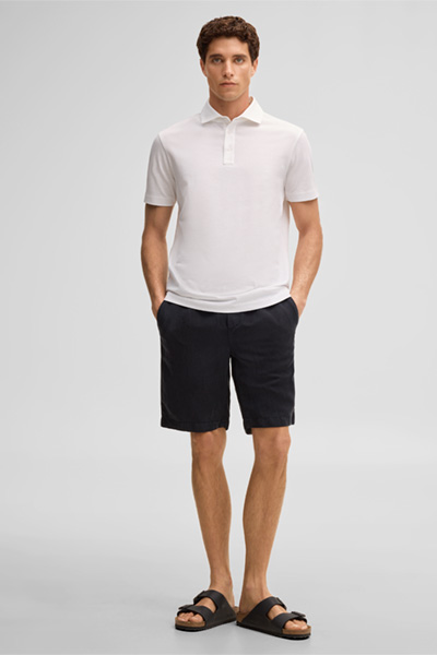 Führt zu Produktdetailseite „Poloshirt Piro, weiß"