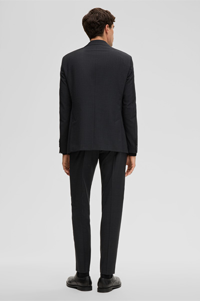 Anzug Aidan-Melwin, dunkelgrau gemustert