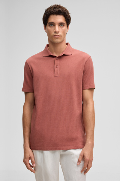 Poloshirt Fisher, rot