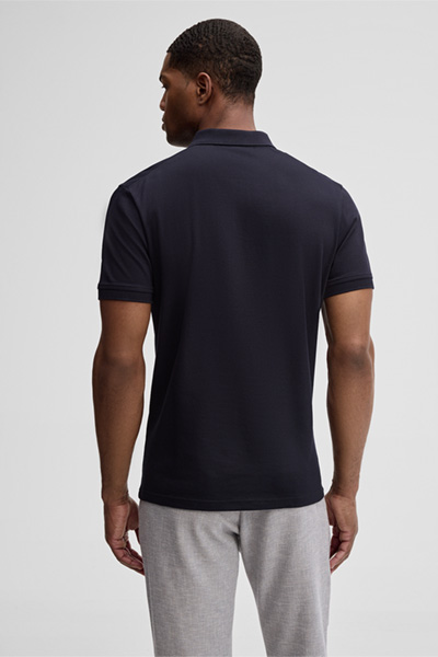 Zip-Poloshirt Piro, navy