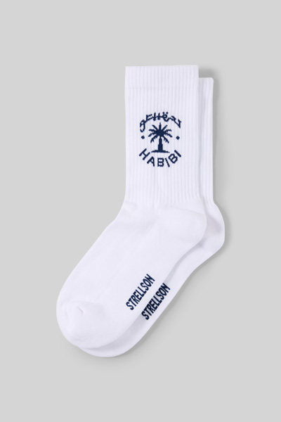 Mène à la page produit « Chaussettes « Habibi », blanches »
