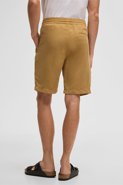 Kaji Bermuda Shorts in Mustard Yellow