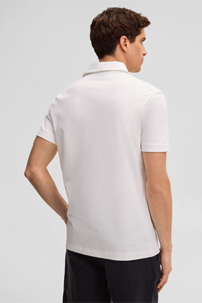 Führt zu Produktdetailseite „Poloshirt Piro, weiß"