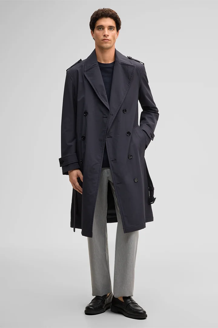 Leads to product detail page "Trench coat Trench Summer, navy"