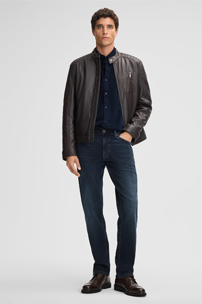 Lederjacke Piers, braun