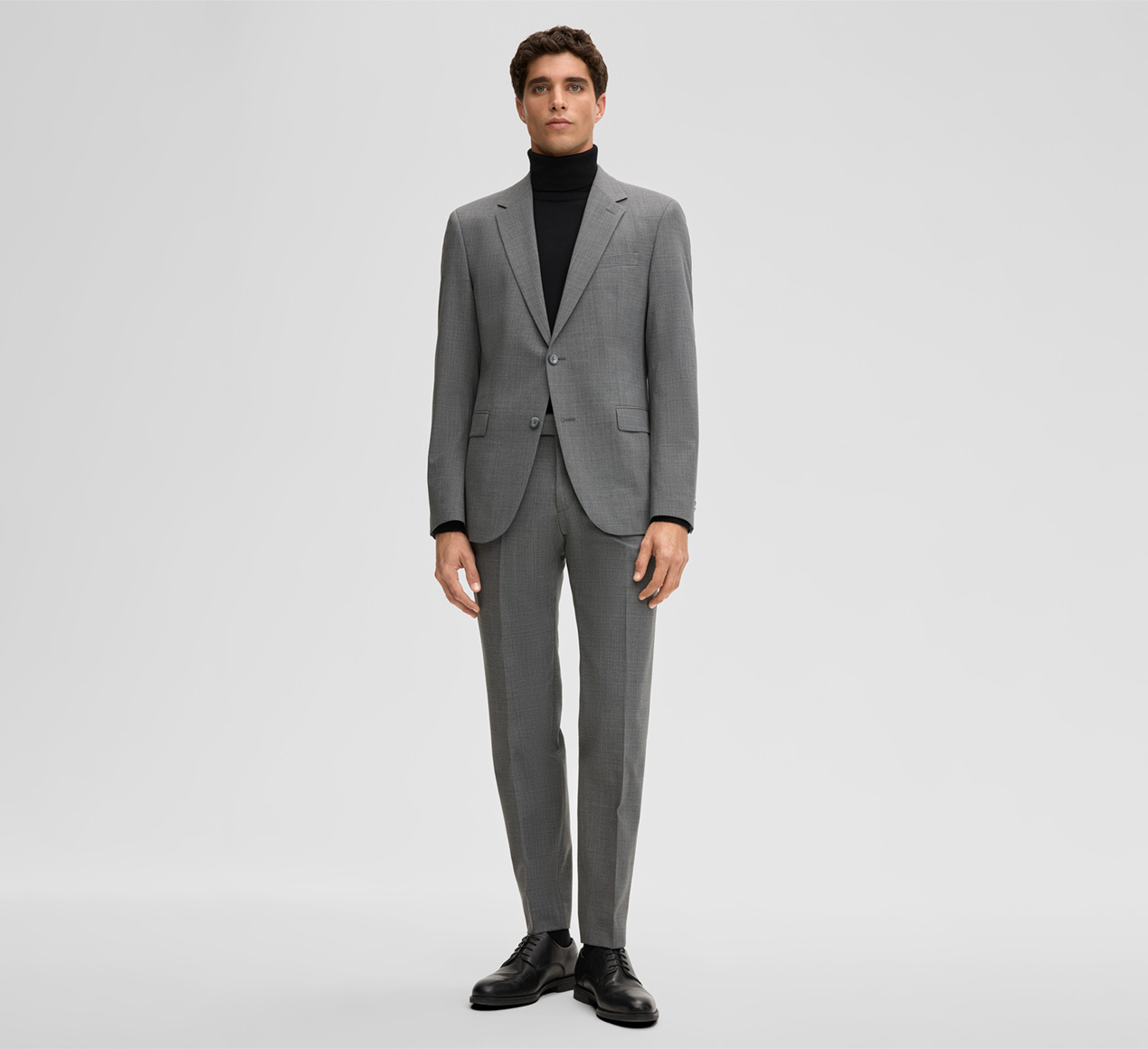 Strellson presents the product Aidan-Melwin Suit in Grey Melange from the category Suits