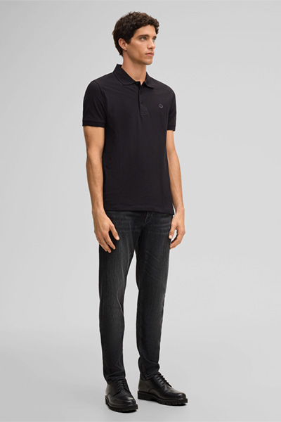 Poloshirt Pino, schwarz