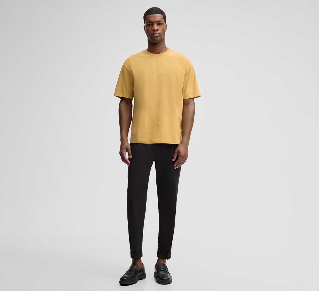 Strellson präsentiert das Produkt T-Shirt Skele, senfgelb aus der Kategorie T-Shirts & Sweats