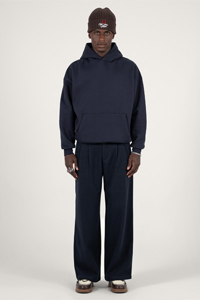 Strellson x Prohibited: The Swiss Yuppie Hoodie in Navy