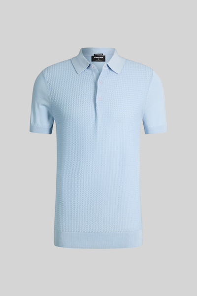 hellblau strukturiert