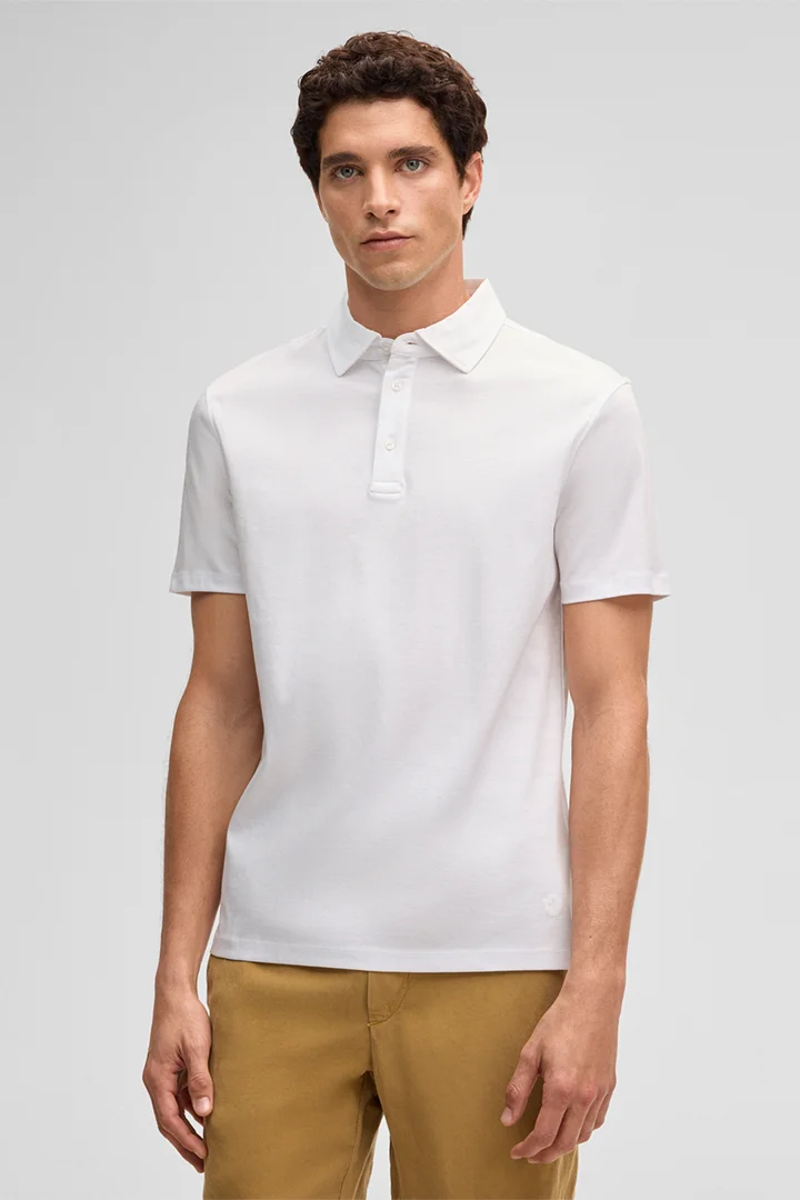 Führt zu Produktdetailseite „Poloshirt Pepe, weiß"