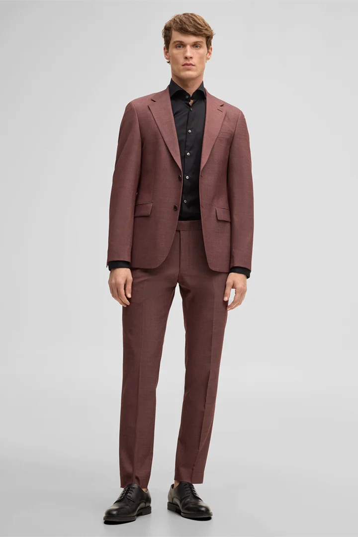 Leads to product detail page "Alzer modular jacket, burgundy red"