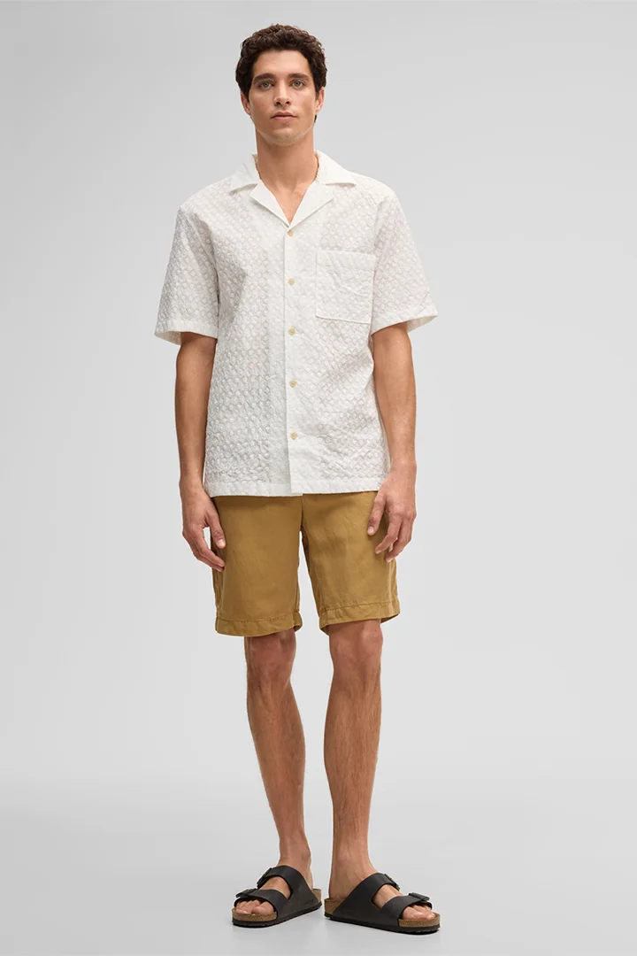 Kaji Bermuda Shorts in Mustard Yellow
