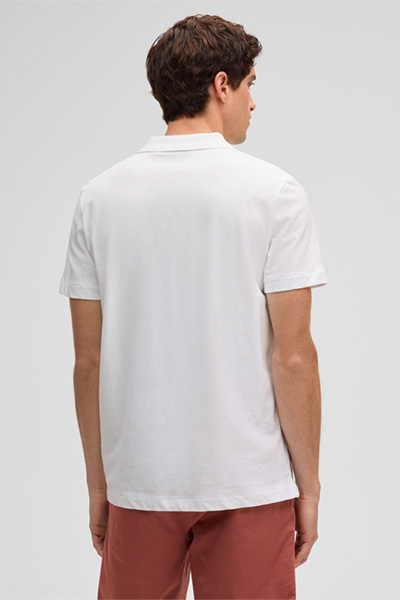 Poloshirt Lino, weiß