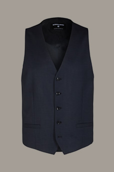 Ves Waistcoat in Textured Navy