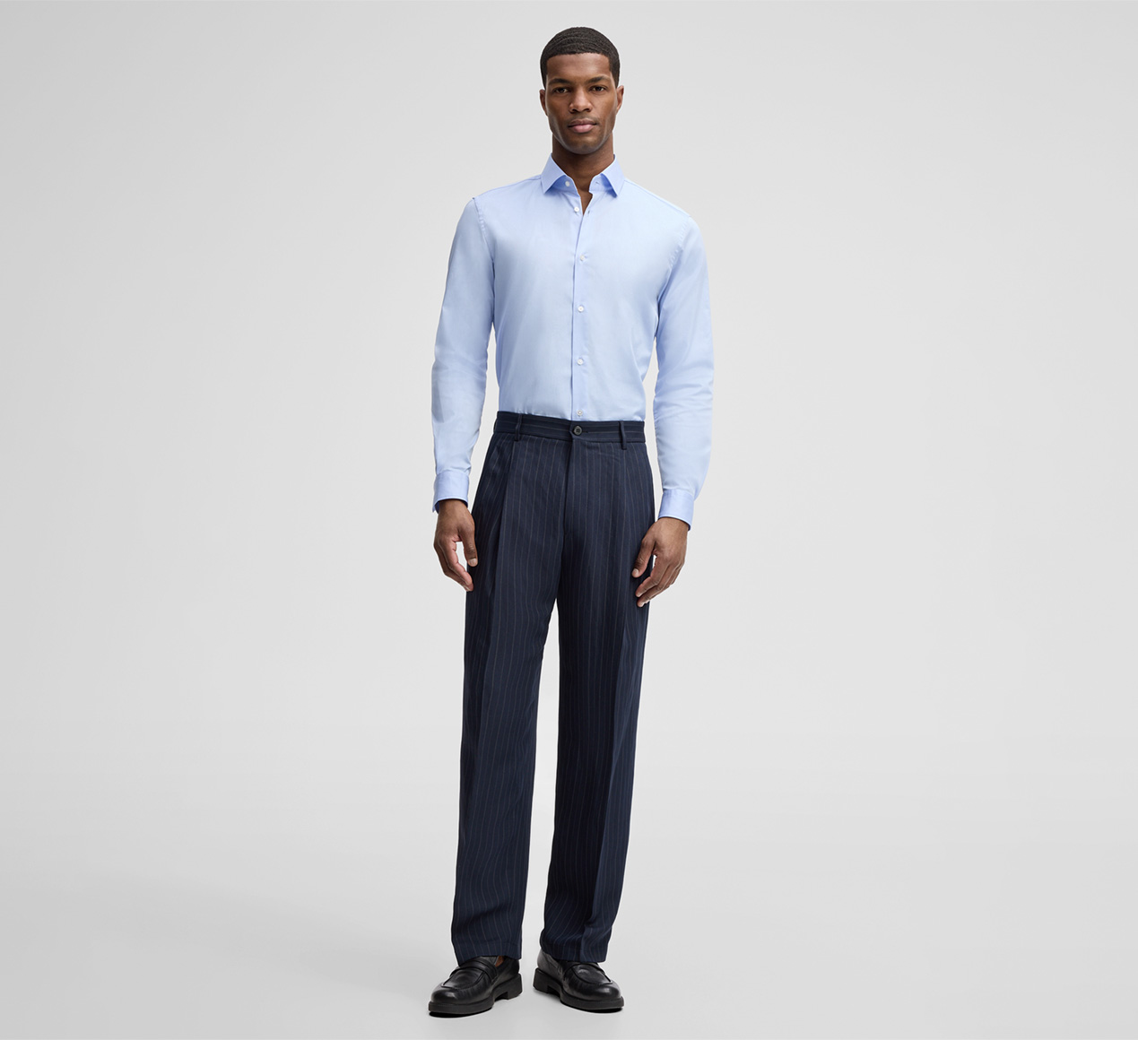 Strellson präsentiert das Produkt Hemd Stan, blau aus der Kategorie Hemden