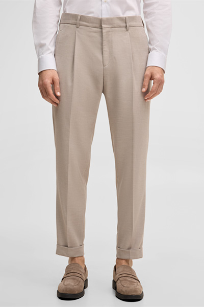 Modular suit trousers Luis, beige