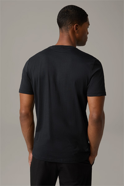 Baumwoll-T-Shirt Clark, schwarz