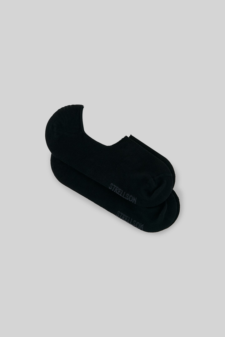 Führt zu Produktdetailseite „2er-Pack Sneaker Socken Invisible, schwarz"