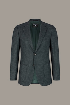 Combinatiecolbert Arndt, olijfblauw gemêleerd