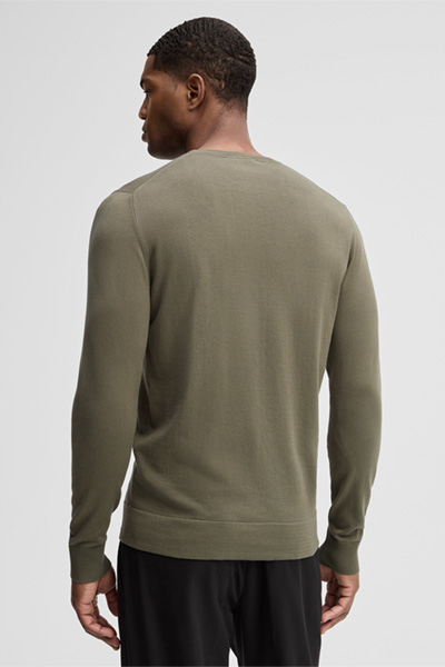 Baumwoll-Pullover Vincent, oliv