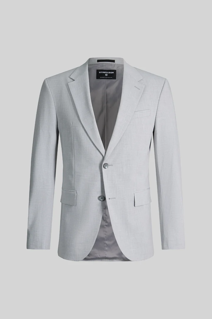 Strellson präsentiert das Produkt Baukasten Sakko Aidan, hellgrau aus der Kategorie Sakkos