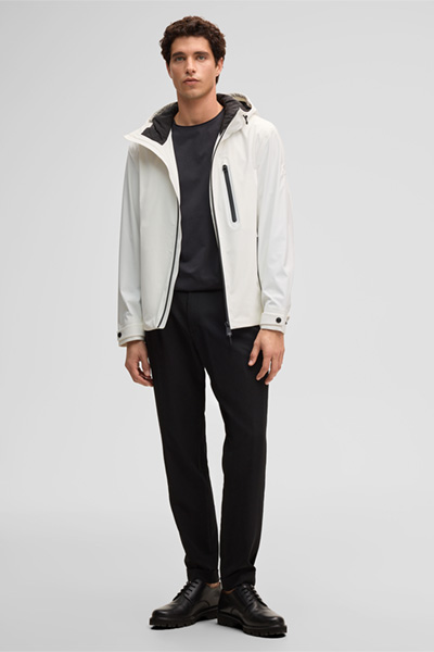 Windbreaker Flex Cross Hoody 2.0, blanc cassé