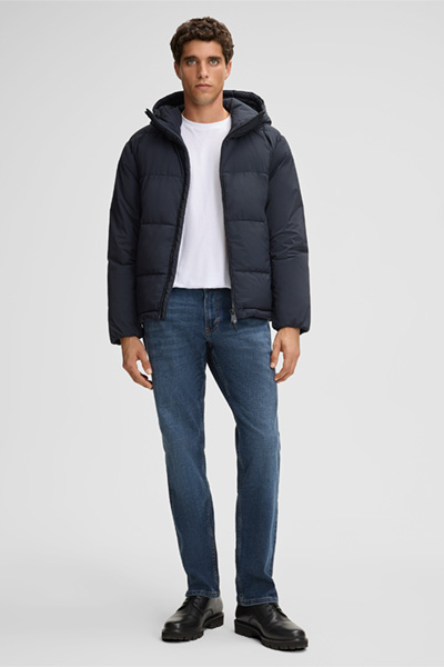 Steppjacke Smooth, navy