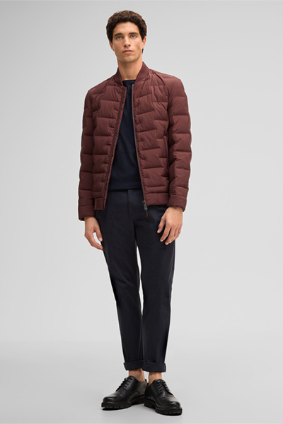 Gewatteerde jas Clearwater Fused, bordeauxrood